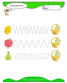 Çizgi Çalışma Sayfaları